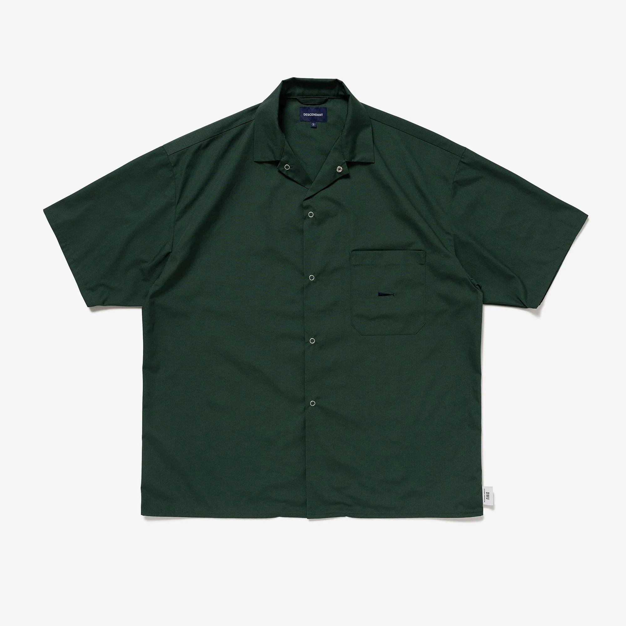 [現貨] DESCENDANT SS24 SOUS OPEN COLLAR SS SHIRT | GREEN