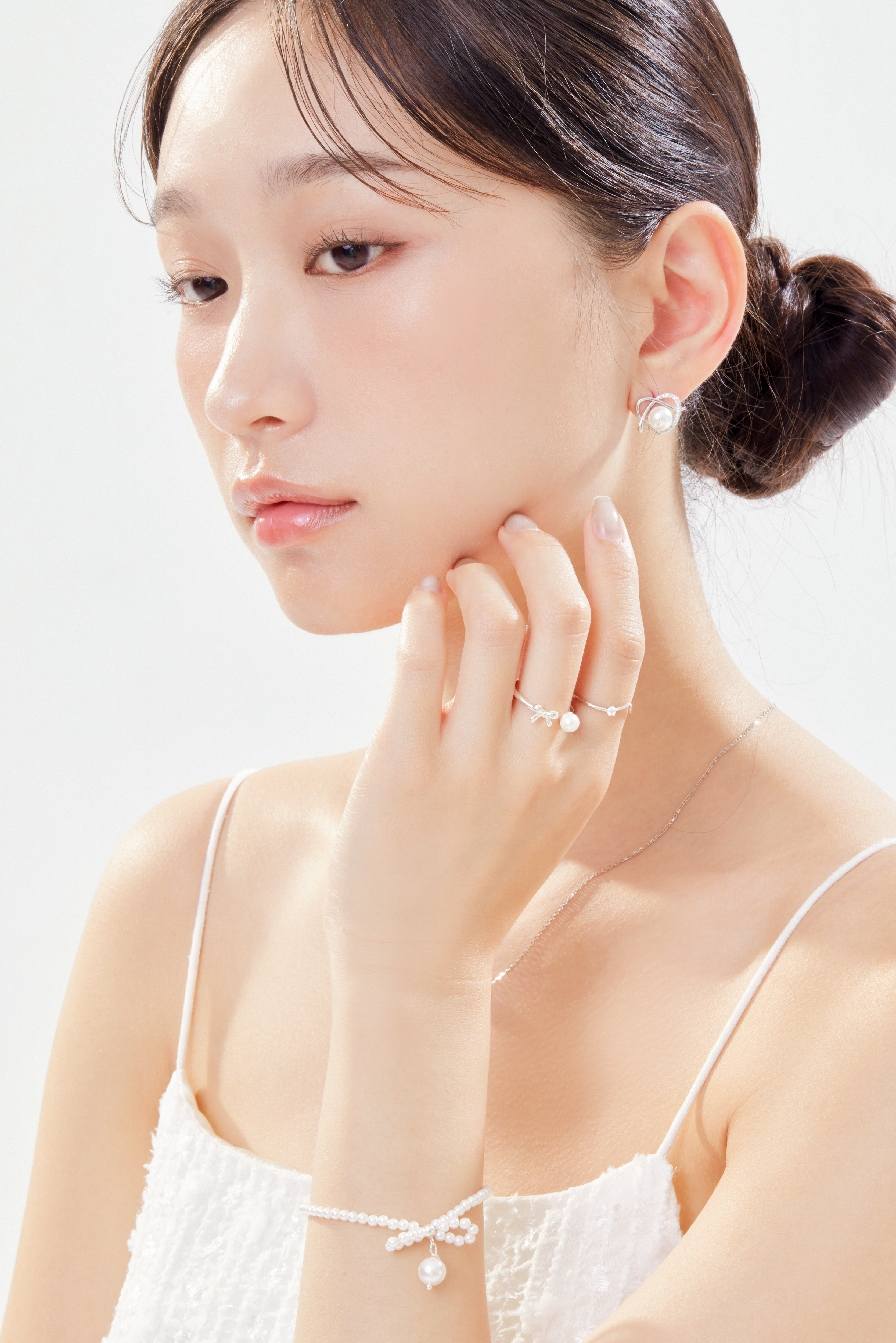 B206 | 純銀珍珠手鍊