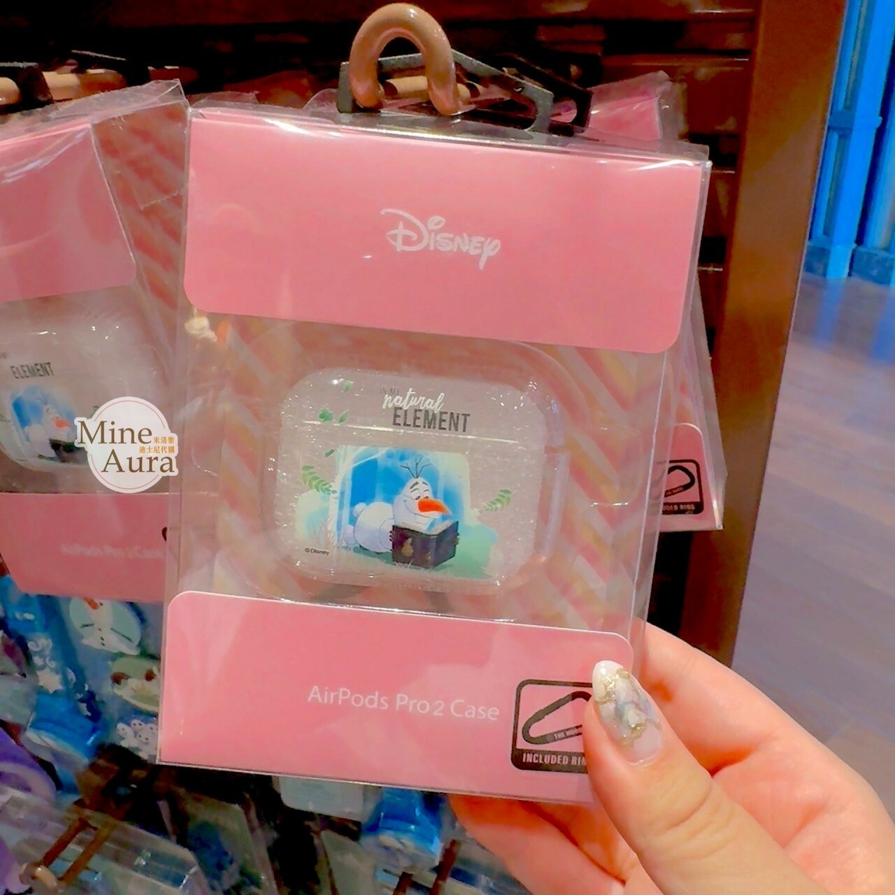 雪寶 Olaf 看書圖案 apple AirPods Pro2 耳機保護套 冰雪奇緣 Frozen -香港迪士尼樂園