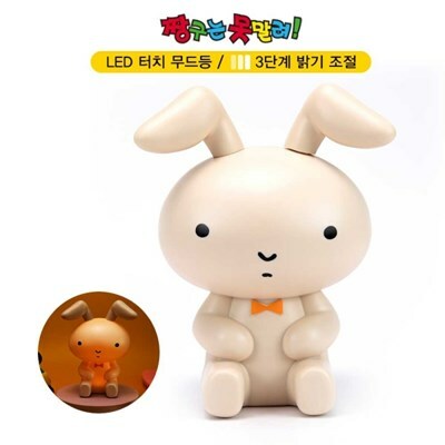 韓國代購/蠟筆小新 妮妮玩具 兔子 拍拍心情燈 夜燈 睡眠燈