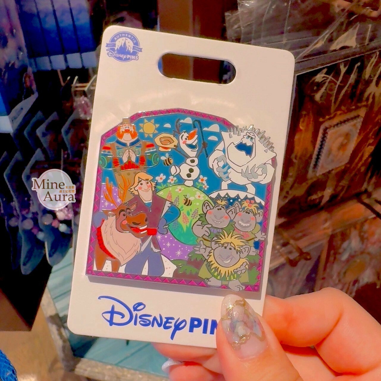 冰雪奇緣 Frozen 角色大集合 圖案 造型 徽章 PIN -香港迪士尼樂園