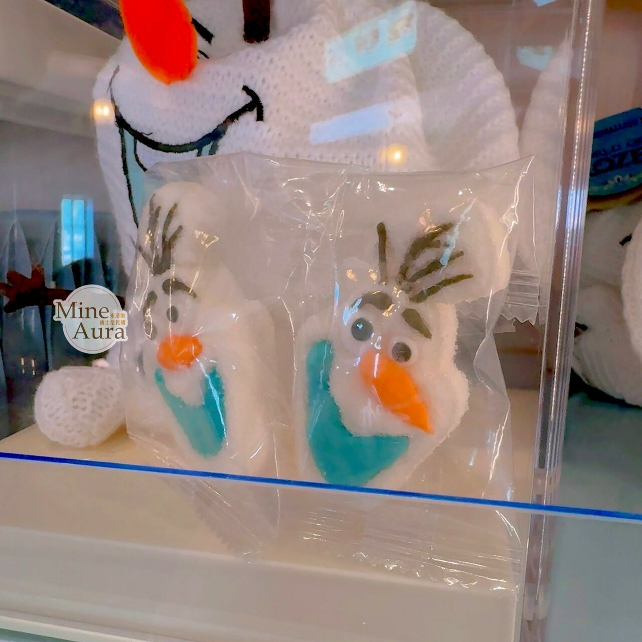 World of Frozen 限定 雪寶 Olaf 大頭造型糖果 束口 收納袋 冰雪奇緣 Frozen -香港迪士尼樂園