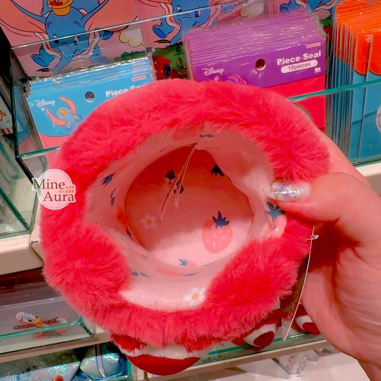 熊抱哥 Lotso 大臉絨毛 造型 收納筒 筆筒 玩具總動員 Toy Story -香港迪士尼樂園