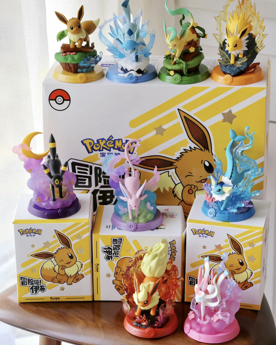 冒險吧！伊布系列盲盒 第二彈 寶可夢 神奇寶貝 公仔 FUNSM盲盒