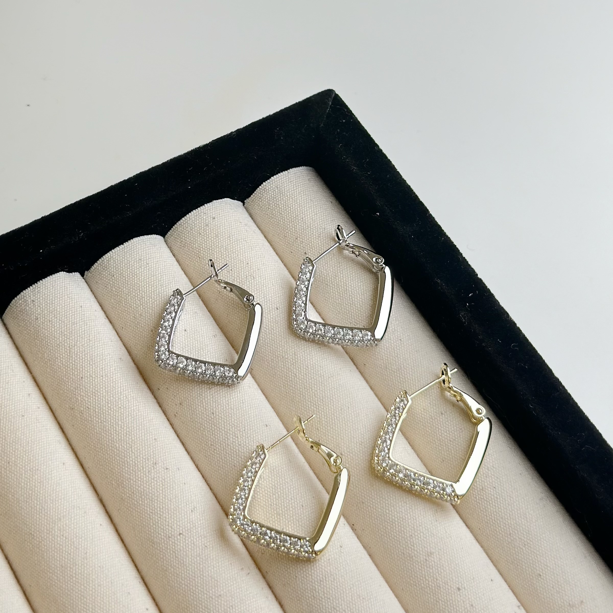 K48排鑽菱形耳圈