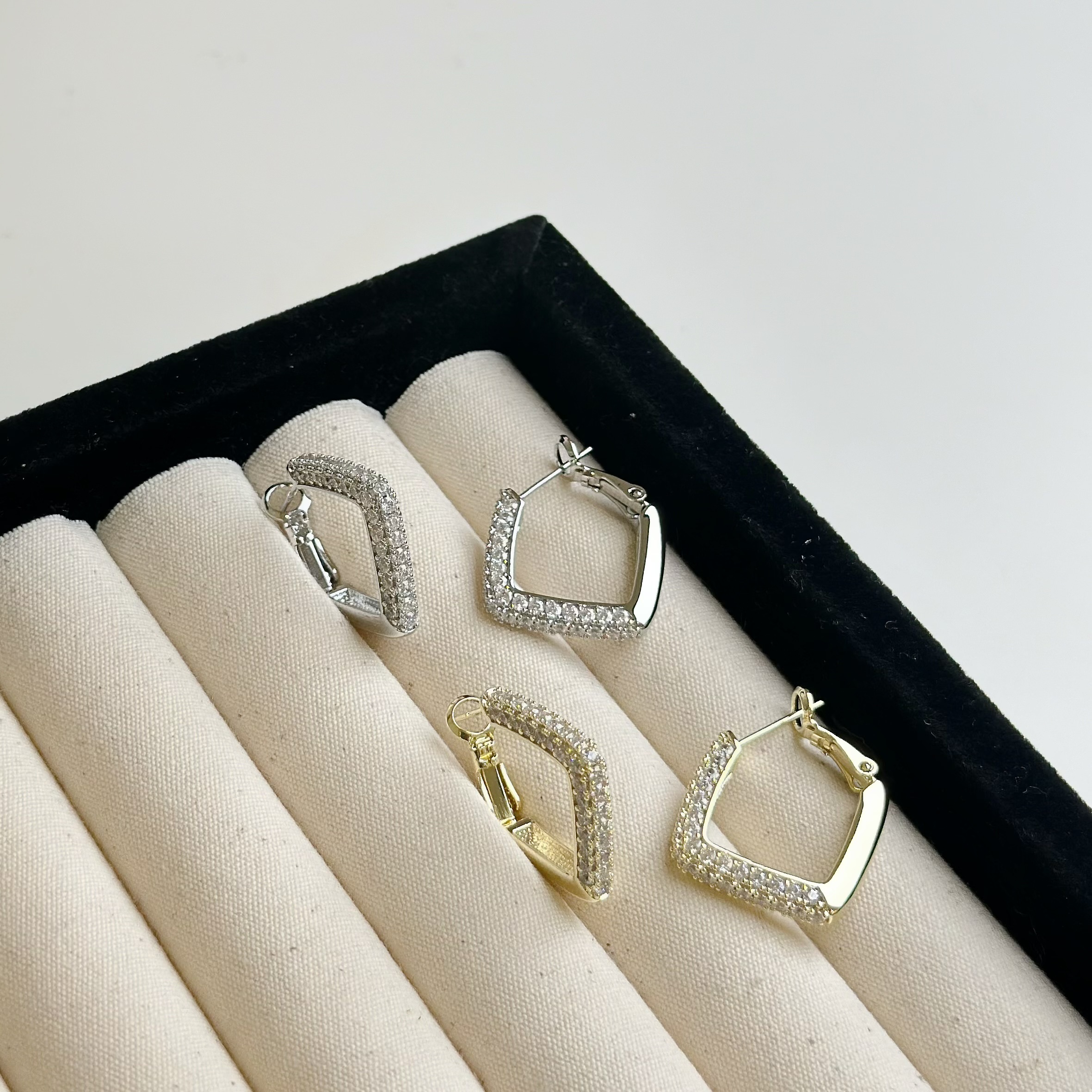 K48排鑽菱形耳圈