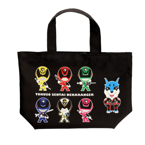 217611 Pbandai 預訂2024/7月 特捜戦隊デカレンジャー　デフォルメ　ミニトート（ブラック）