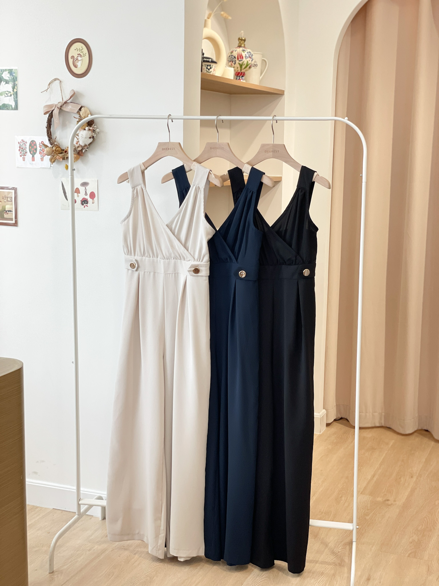 OP438 Earthy Chiffon Jumpsuit
