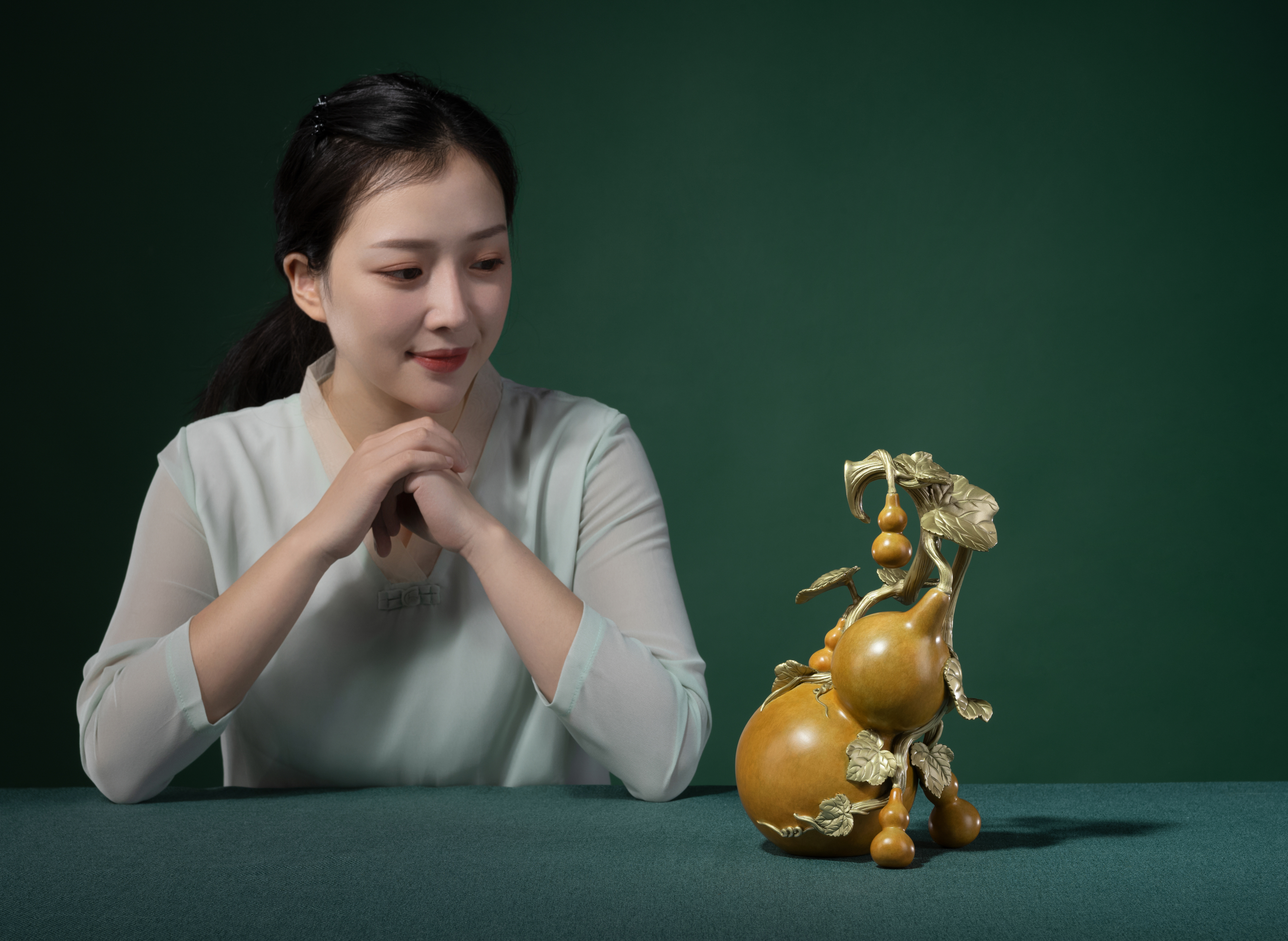 福祿滿堂(葫蘆)｜銅作工藝品