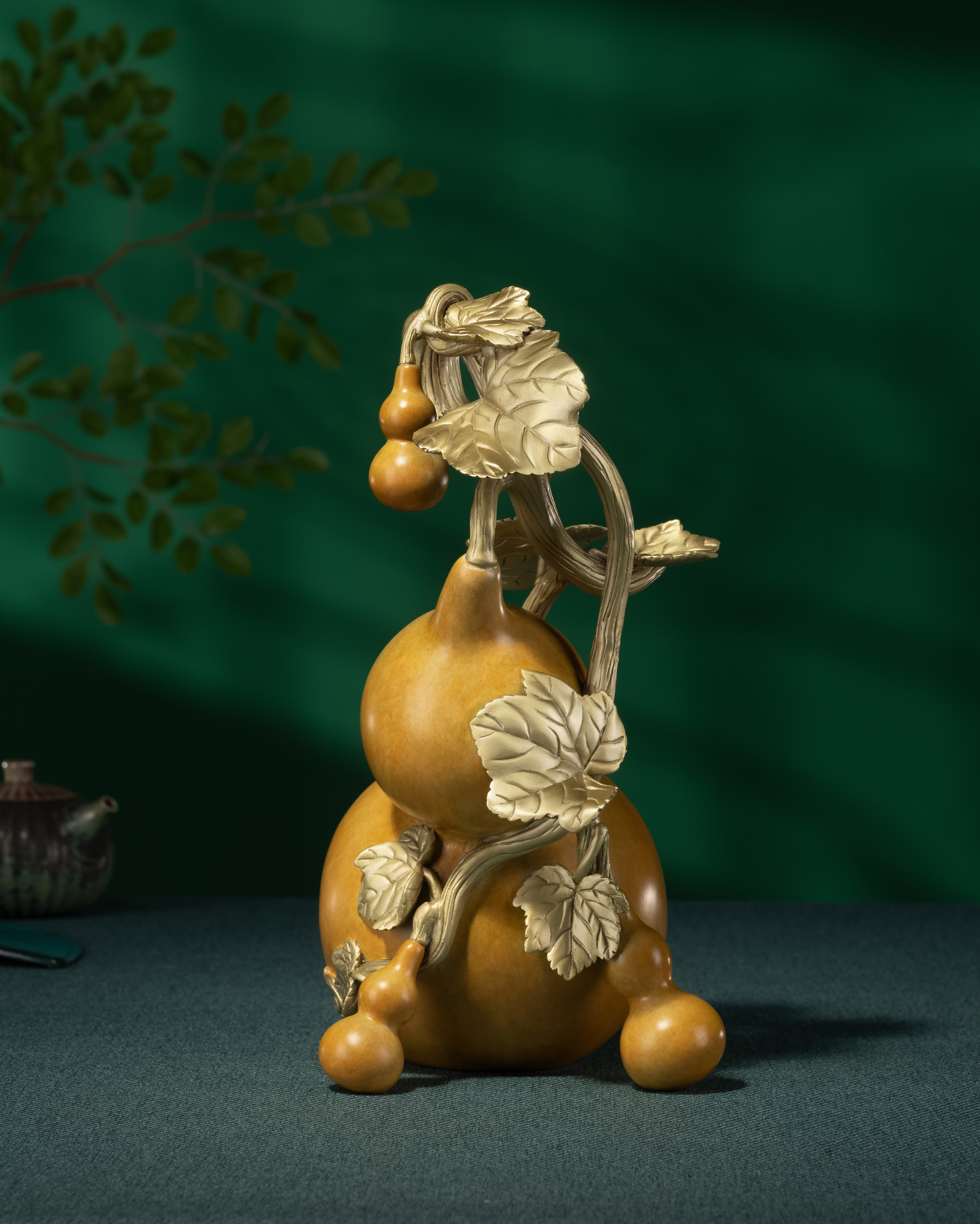 福祿滿堂(葫蘆)｜銅作工藝品
