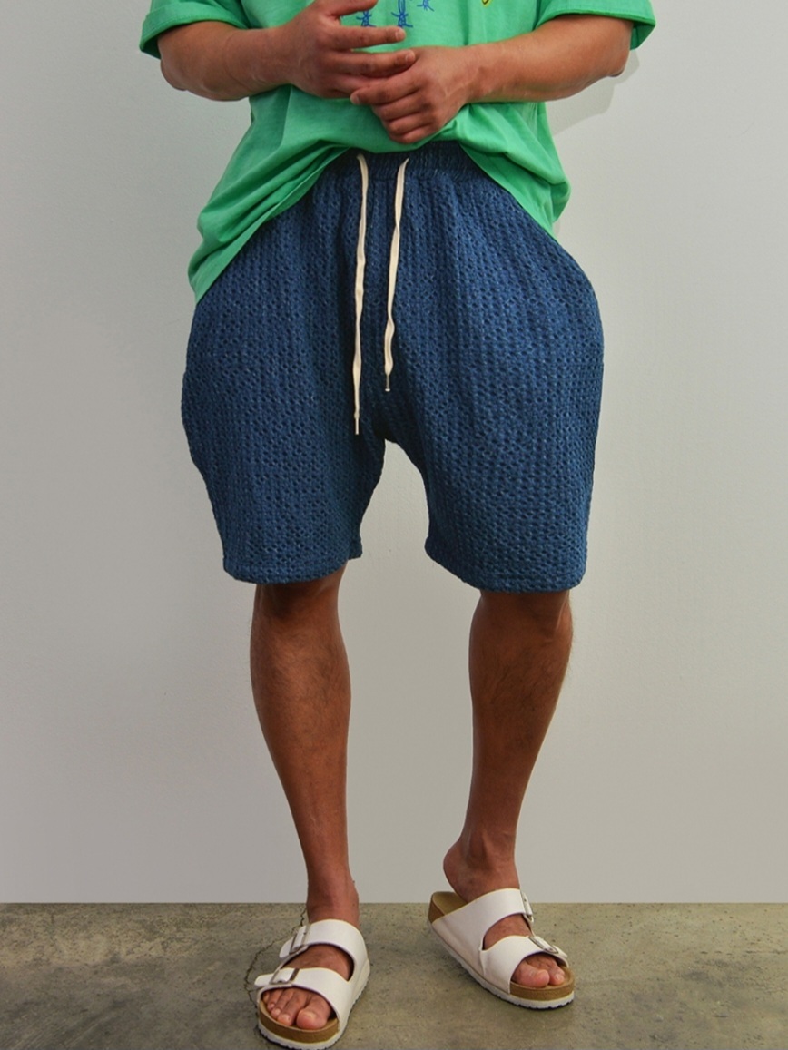 蓬鬆氣球針織短褲