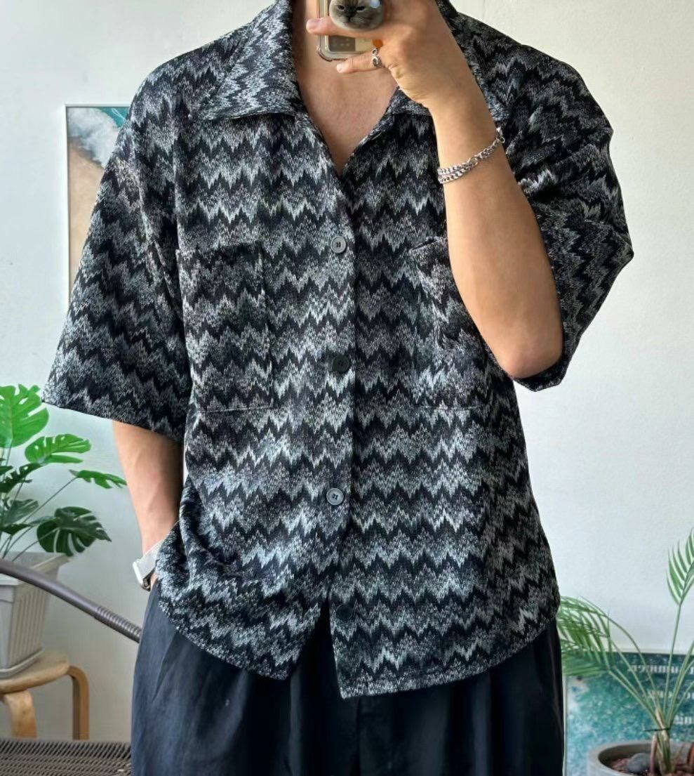 V紋短袖恤衫 VOID-038S