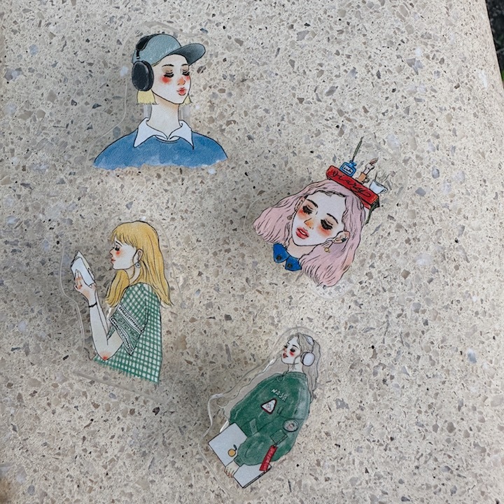 甜蜜生活女孩 壓克力夾子 第二彈｜甜蜜生活