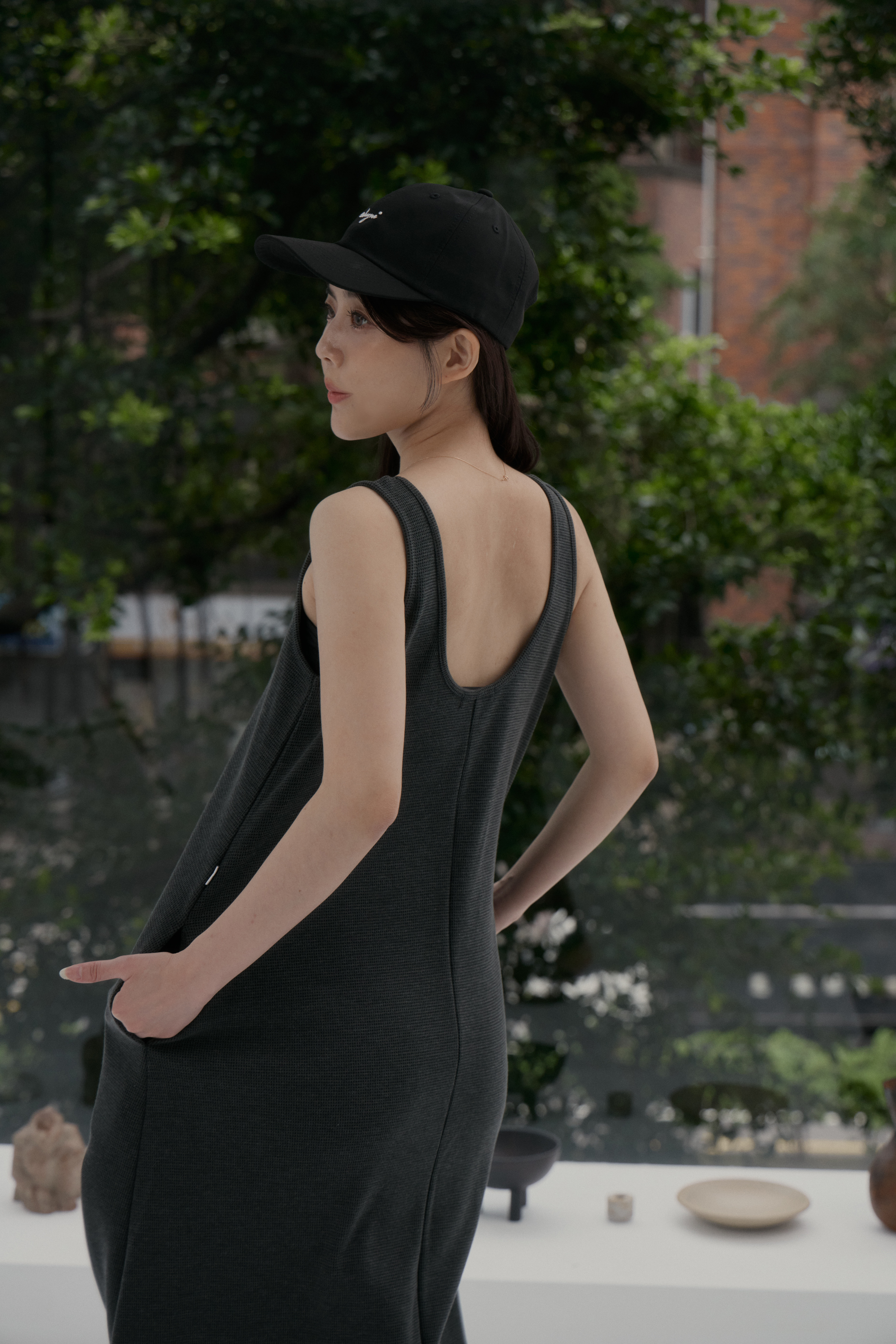 All Day Casual Dress- 灰黑