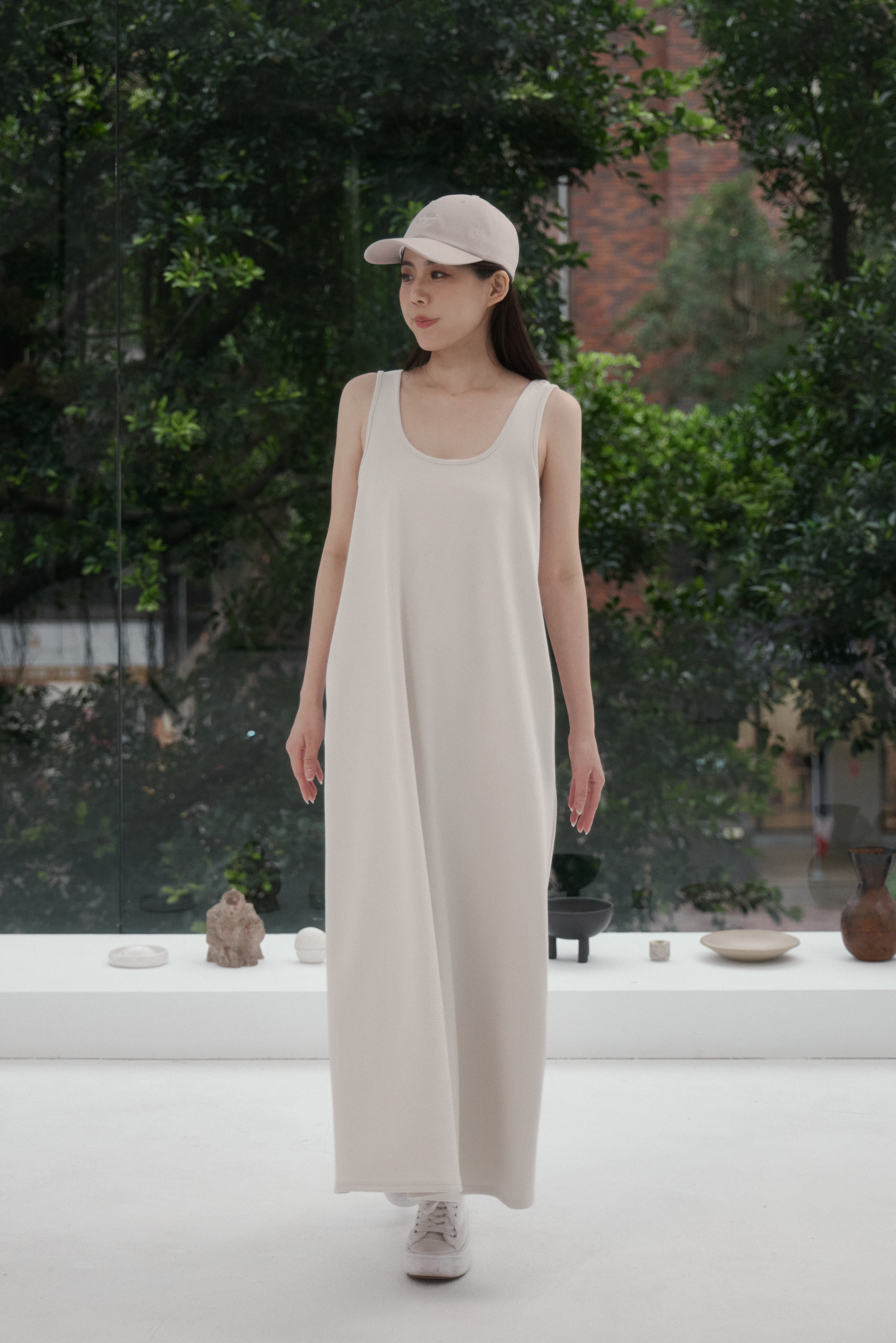 All Day Casual Dress- 奶白