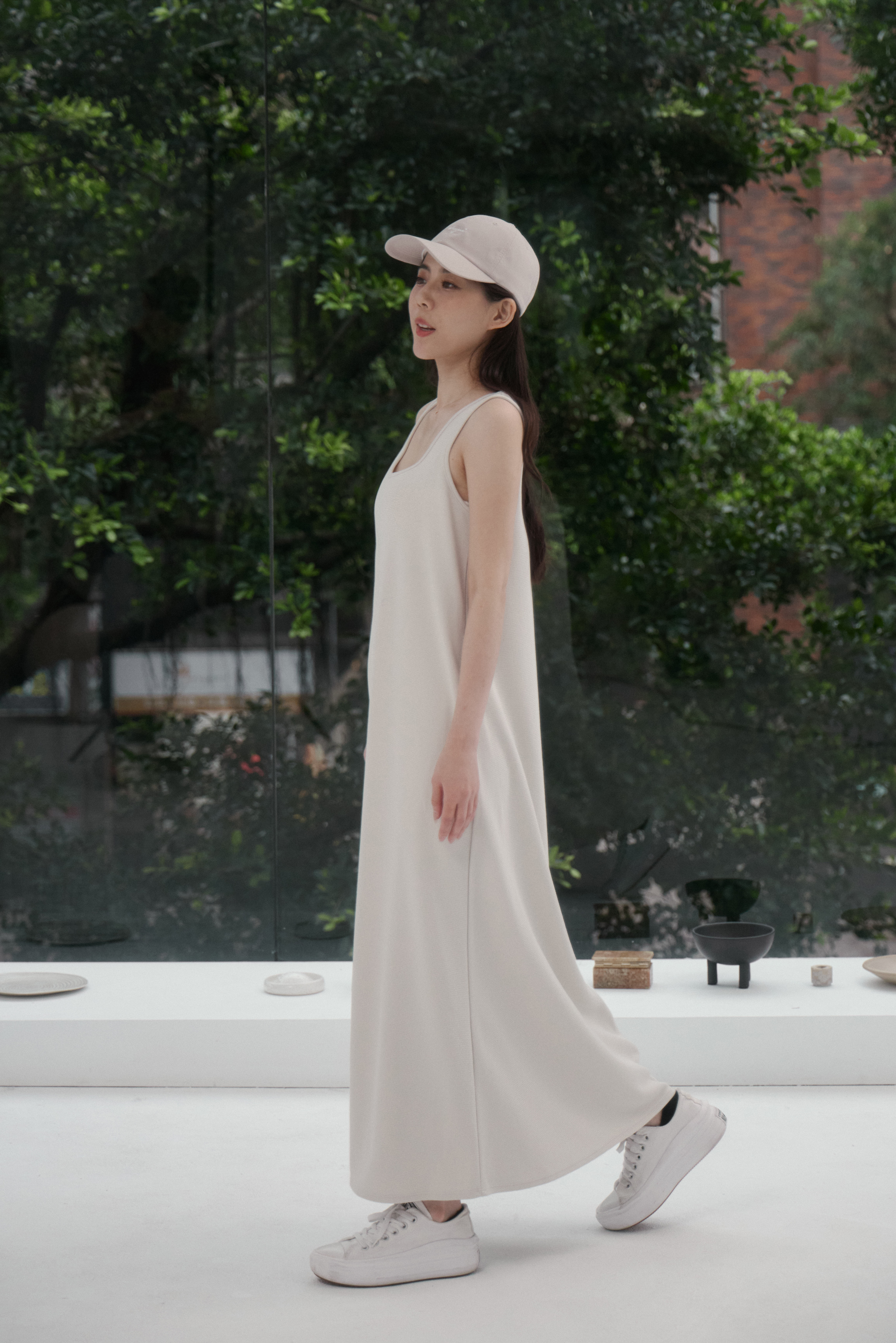 All Day Casual Dress- 奶白