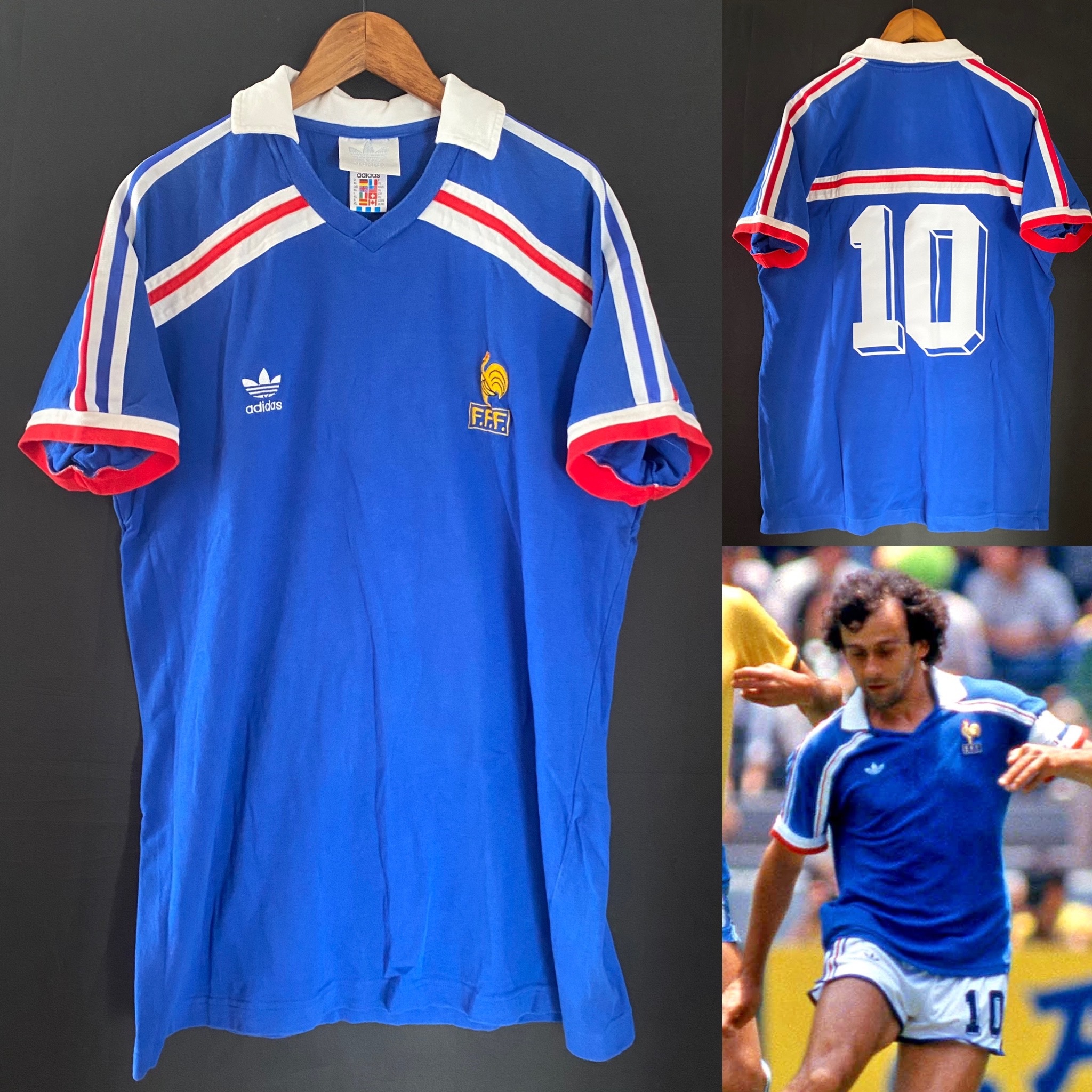 法國 1986 Adidas 主場球衣 #10
