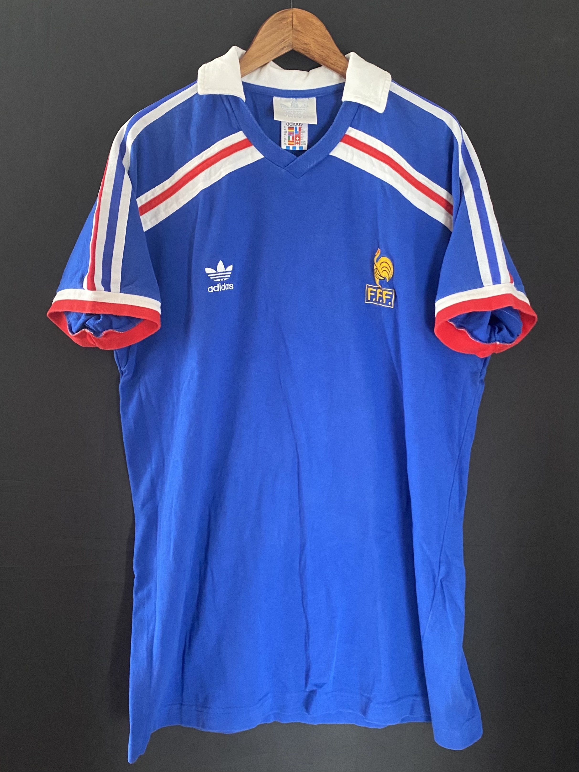 法國 1986 Adidas 主場球衣 #10