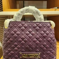 [S] LOVE MOSCHINO JC4018PP1FLA0650 BORSA QUILTED HAND BAG PU,VIOLET, 8058051593349 (SLM318)