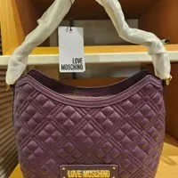 [S] LOVE MOSCHINO JC4023PP1FLA0650 BORSA QUILTED SHOULDER BAG PU,VIOLET, 8058051568248 (SLM301)