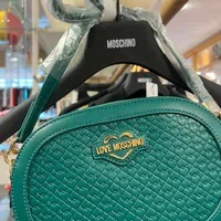 [S] LOVE MOSCHINO JC4357PP0FKF085 BORSA VALENTINA PU,GREEN, 8058055512353 (SLM321)