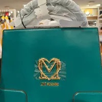 [S] LOVE MOSCHINO JC4408PP0FKQ0850 BORSA CRAFTSMAN HAND BAG PU,GREEN, 8058055432415 (SLM324)