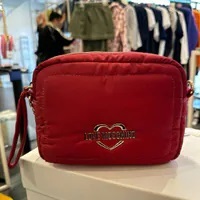 [S] LOVE MOSCHINO JC4055PP1FLE160A SMALL LOGO CROSSBODY BAG,RED, 8054400948440 (SLM309)