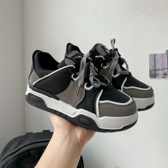 熱賣厚底百搭麵包鞋【黑色】【35-40碼】（下單後請聯絡客服確認發貨尺碼）
