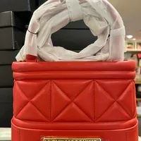 [S] LOVE MOSCHINO JC4119PP1FLT0500 BORSA SOFT PU,RED, 8058051568620 (SLM332)