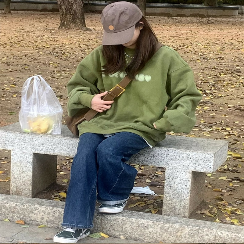 熱賣圓領衛衣（綠色 L碼-XXL碼）（下單後請聯絡客服確認發貨尺碼）