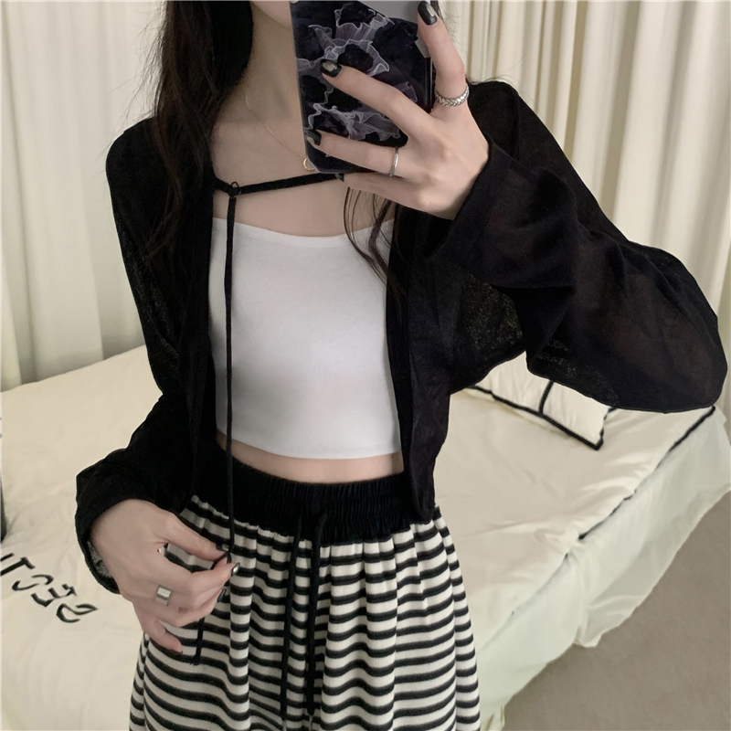 Hot selling thin sweaters (black sizes S-L) (please contact customer service to confirm the delivery size after placing the order)