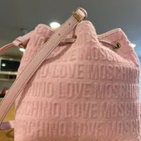 [S] LOVE MOSCHINO JC4074PP1GLN160A BORSA SPUGNA PU BUCKET BAG,PINK, 8059965745725 (SLM356)
