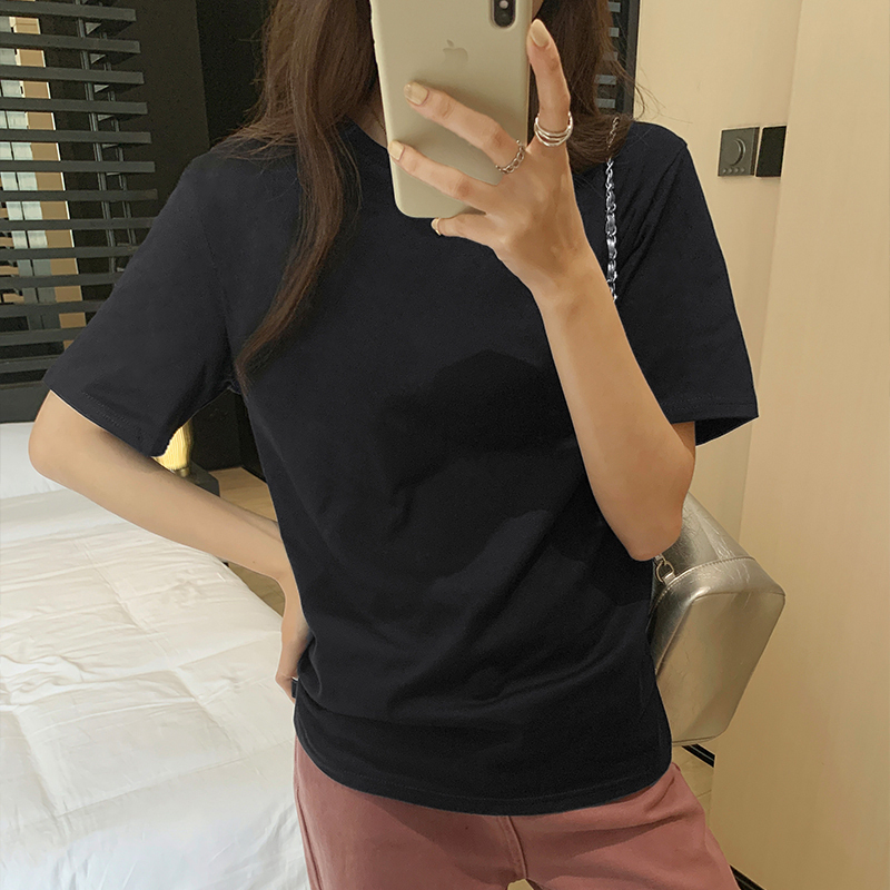 Hot selling short-sleeved T-shirt (black size S-XL) (please contact customer service to confirm the delivery size after placing the order)