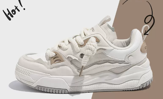 Men's Soft-soled Lightweight Sneakers (Beige) (Size: 39-44) (Contact customer service to confirm the shipping size after placing an order)