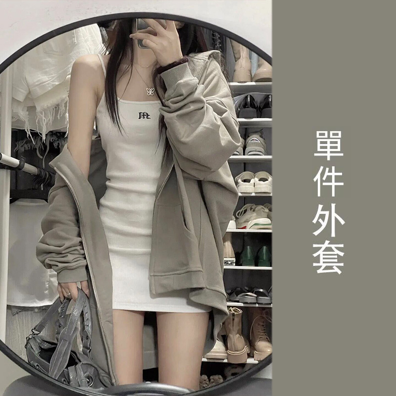 熱賣外套【單件】（淺灰色 S碼-XXXL碼）（下單後請聯絡客服確認發貨尺碼）