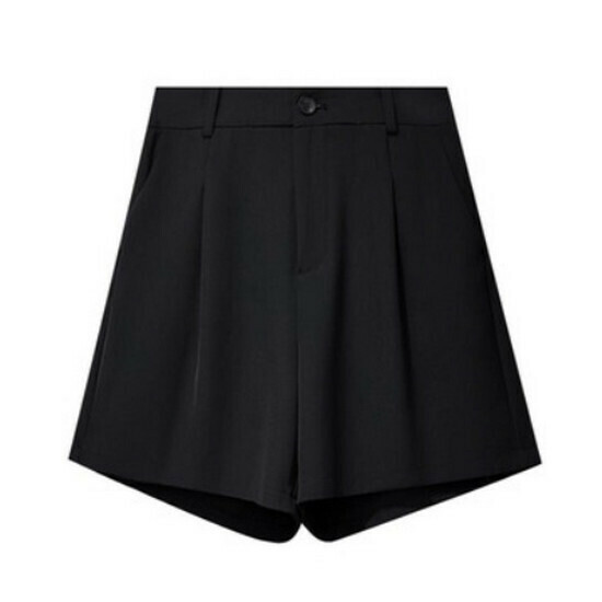 熱賣垂感休閒西裝短褲【黑色】【L-4XL碼】（下單後請聯絡客服確認發貨尺碼）