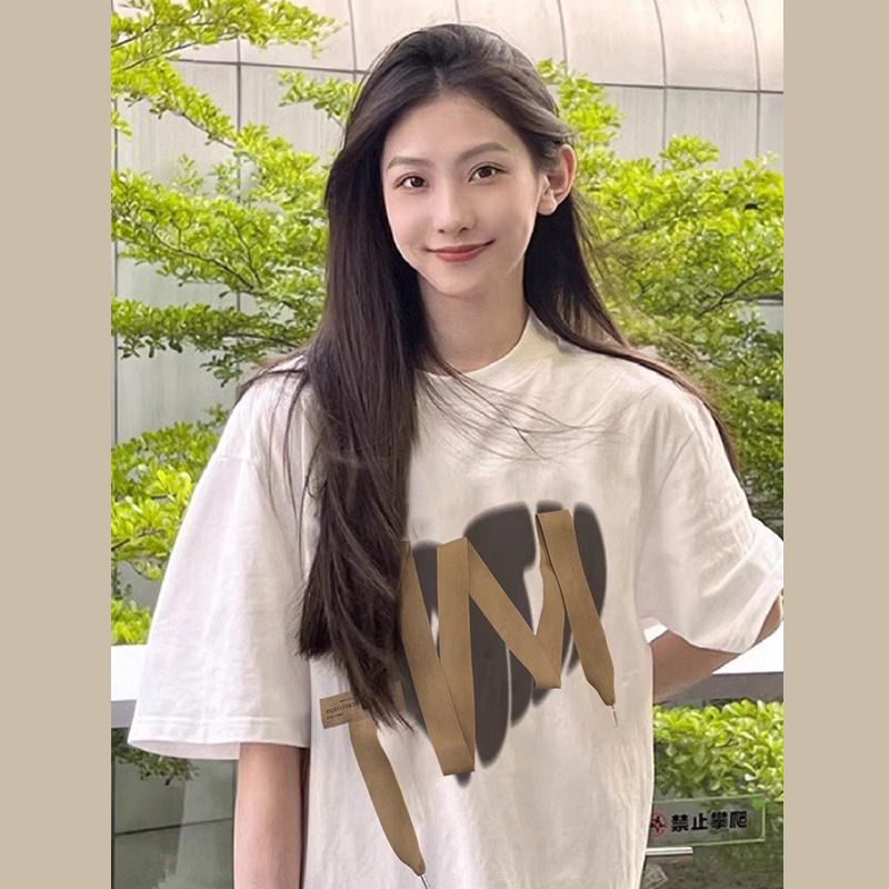 Hot selling short-sleeved T-shirt (white S size-XXL size) (please contact customer service to confirm the delivery size after placing the order)