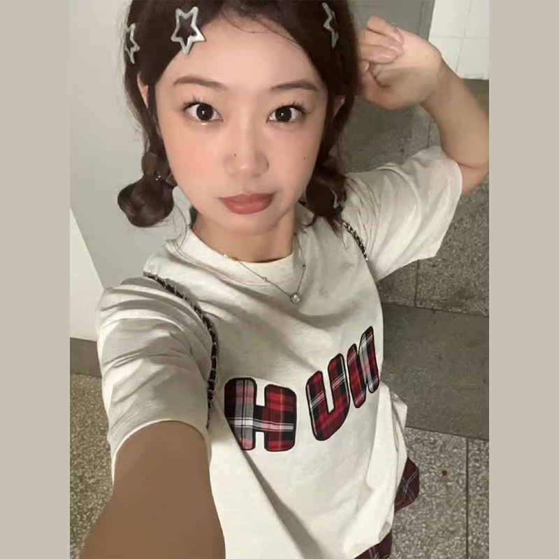 Hot selling printed short-sleeved T-shirt (white size S-XXL) (please contact customer service to confirm the delivery size after placing the order)