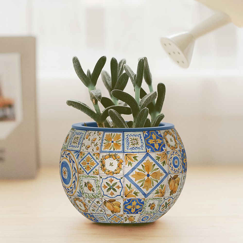 K1104 - 盆栽80片- 復古花磚