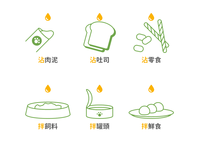 魚油怎麼吃,拌肉泥,拌飼料,拌罐頭,拌鮮食,拌零食
