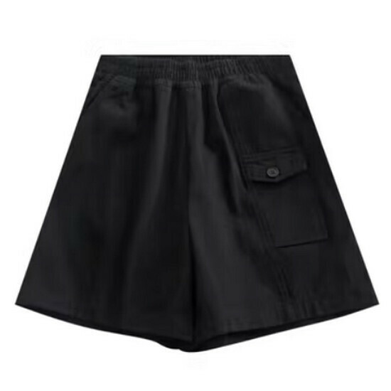 Hot-selling high-waisted cargo shorts [black] [M-2XL] (please contact customer service to confirm the delivery size after placing the order)