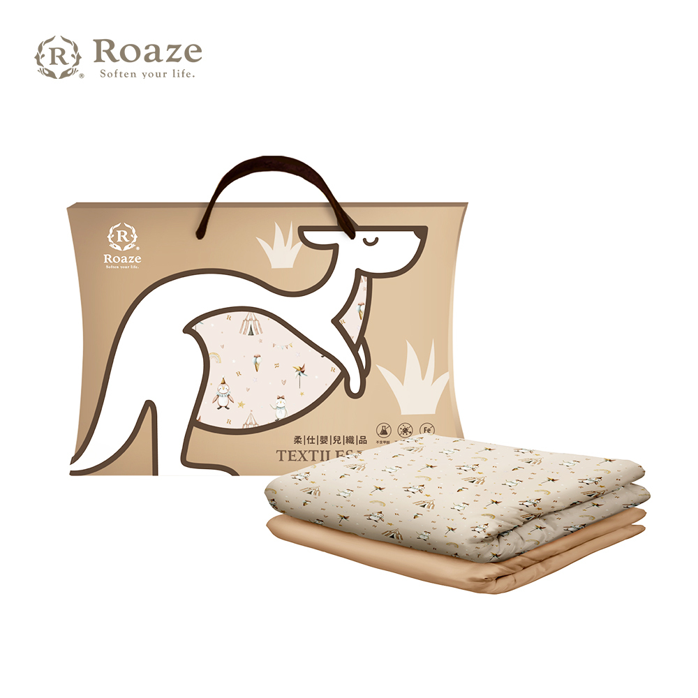 【Roaze 柔仕】雙面雲朵涼被(小) 企鵝團團轉