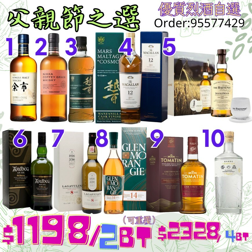 2024 父親節烈酒自選組合