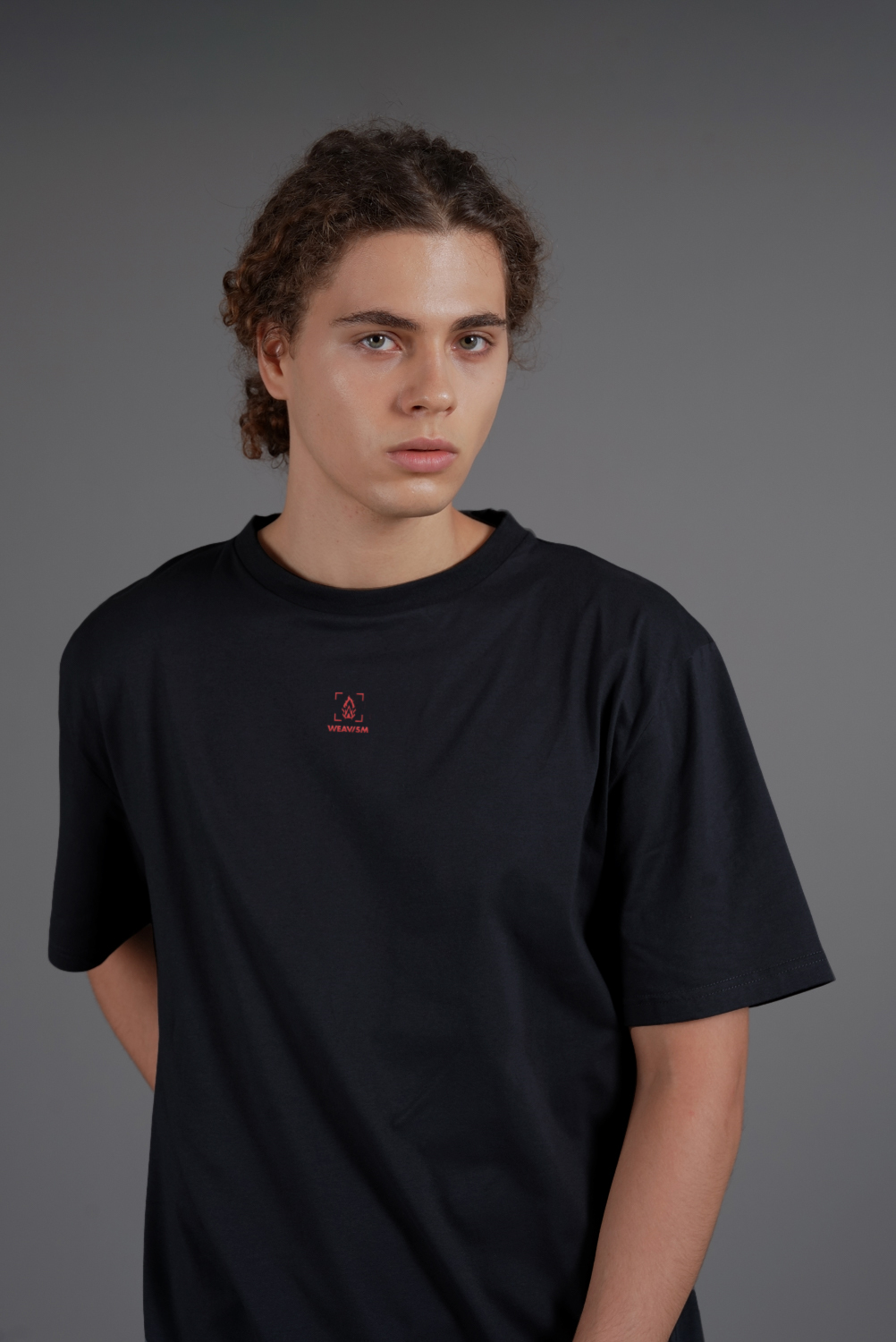 CORE防火阻燃棉Tee- 藍黑