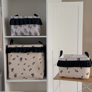 輕奢公主風木耳邊收納籃