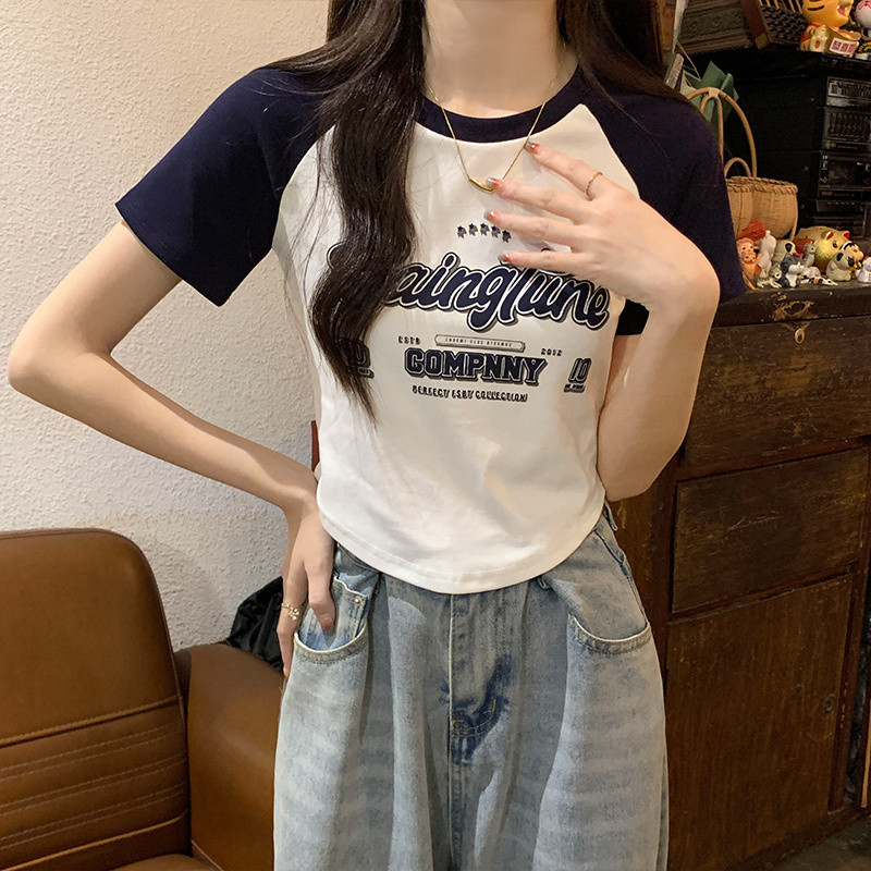 Casual short-sleeved T-shirt (S-XL size royal blue) [Please contact customer service to confirm the shipping size after placing an order]