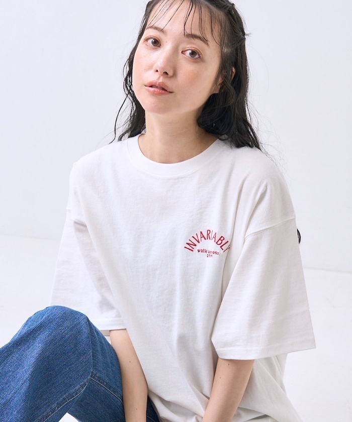 FREAK'S STORE / Heart Embroidery T-shirt