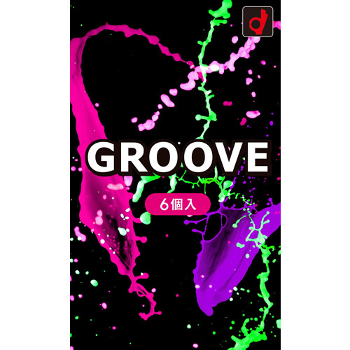 Okamoto 岡本 -【GROOVE】日本版雙層潤滑劑乳膠安全套(普通碼/大碼)