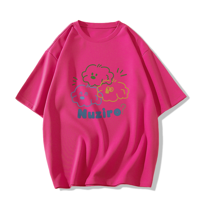 Casual short-sleeved T-shirt (XS-2XL dragon fruit [260g cotton high-quality version]) [Please contact customer service to confirm the shipping size after placing an order]