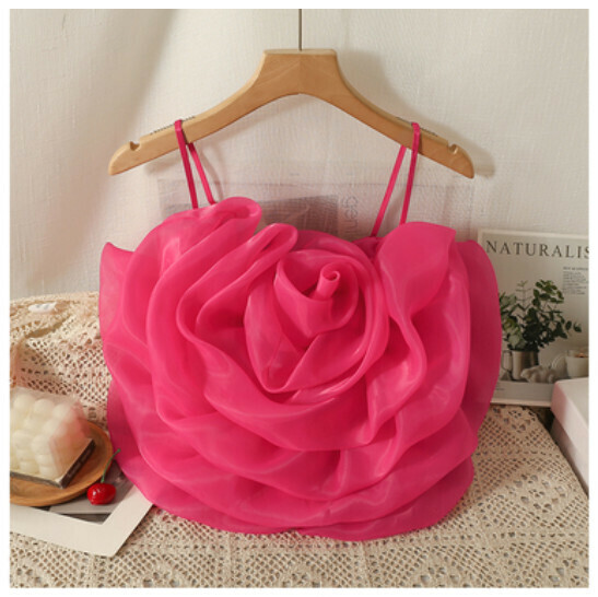 Camisole (Rose Red) (One Size)】